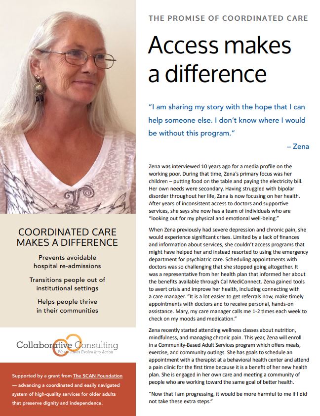 The Promise of Coordinated Care: Zena’s Story