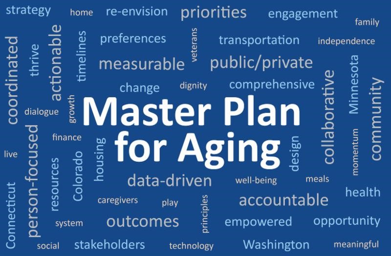 Master Plan for Aging word cloud 