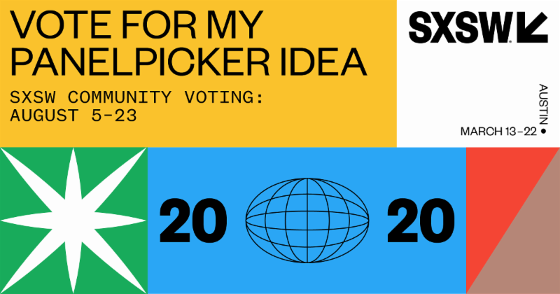 Vote for my panelpicker idea banner 
