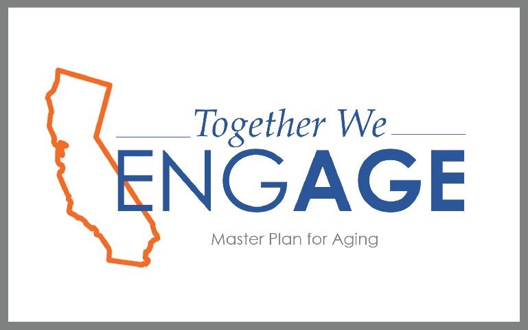 Together We ENGAGE Master Plan for Aging logo