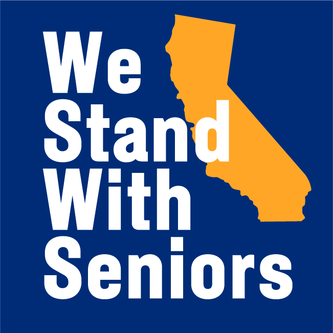 We Stand with Seniors logo