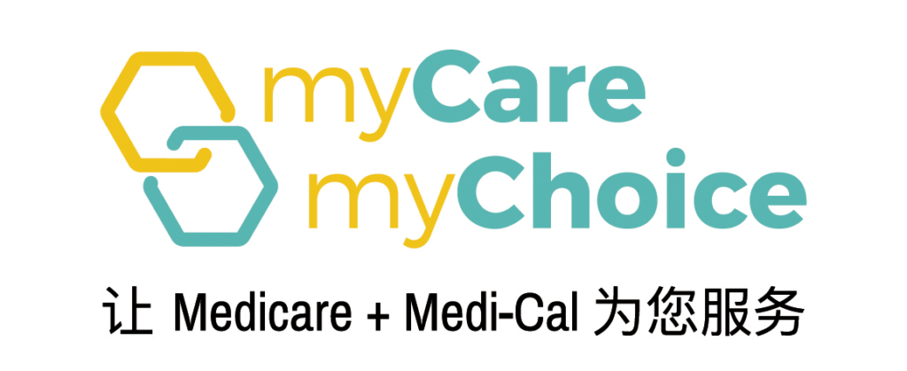 My Care, My Choice logo with Chinese tag. 