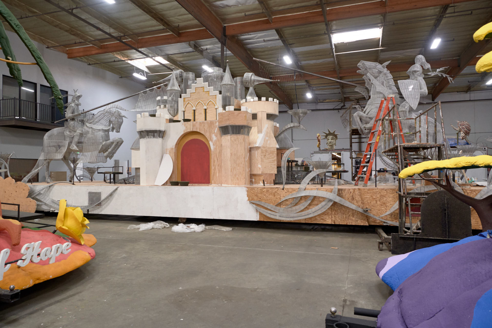 View of full float