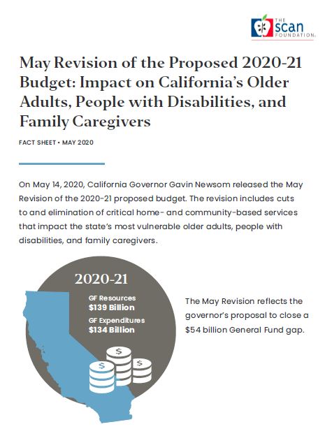 May Revision of the Proposed 2020-21 Budget: Impact on California’s Older Adults, People with Disabilities, and Family Caregivers