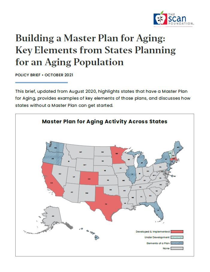 Building a Master Plan for Aging: Key Elements from States Planning for an Aging Population