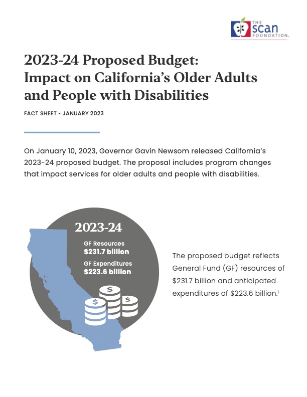2023-24 Proposed Budget: Impact on California’s Older Adults and People with Disabilities