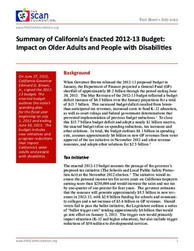 2012 2013 enacted budget